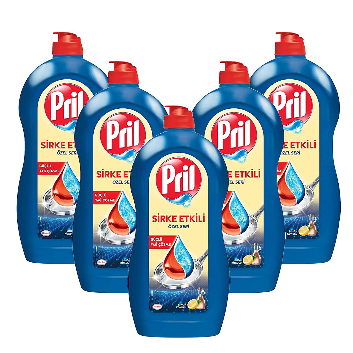 Pril Sirke Etkili Özel Seri 1100 ml Bulaşık Deterjanı x 5 Adet