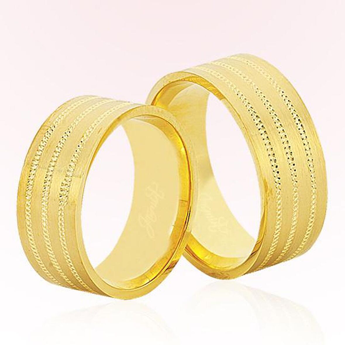 Sarı Altın Alyans 8304