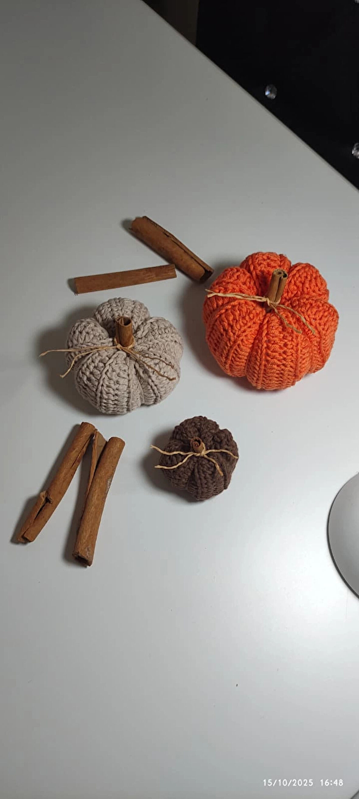 El Emeği Örgü Dekoratif Süs Kabak