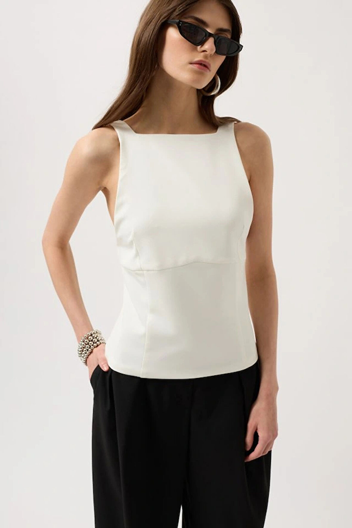 ırt Kurdele Detay Bluz