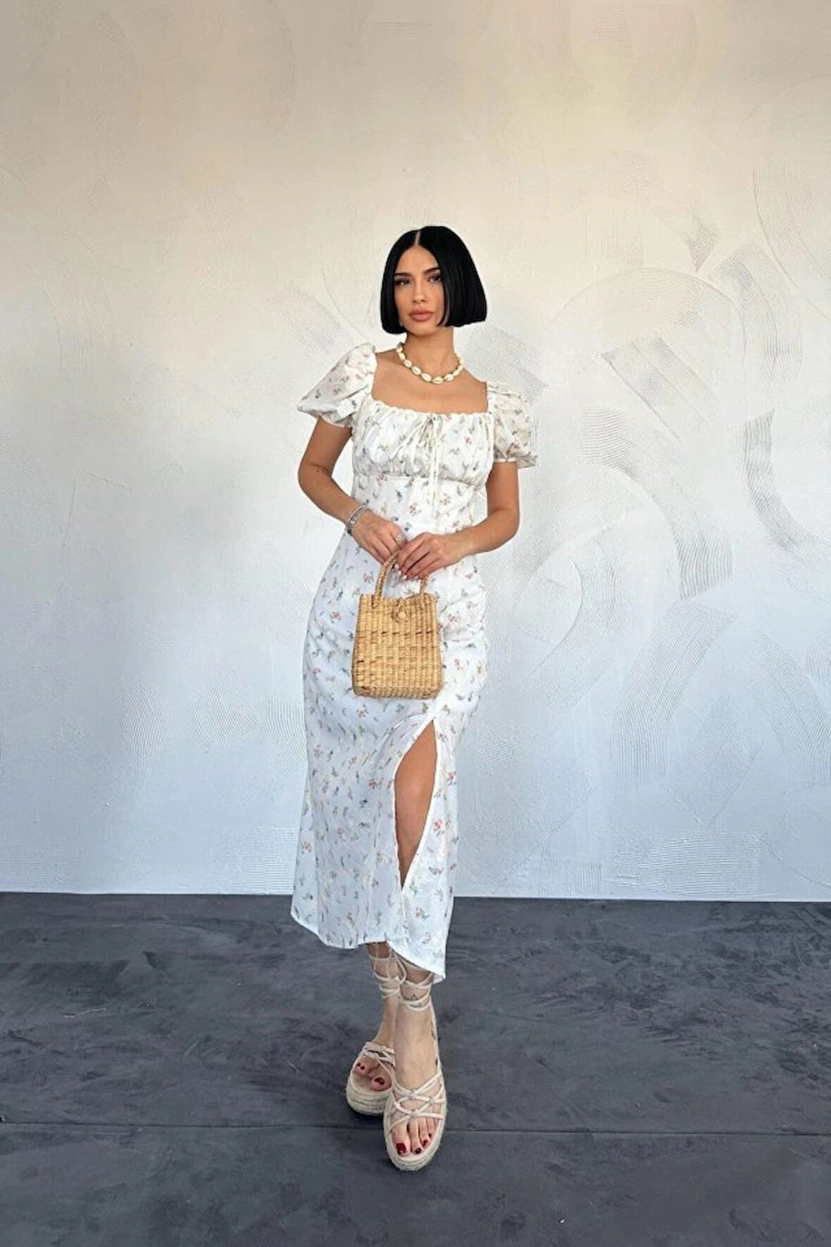 ila Çiçekli Yazlık Elbise