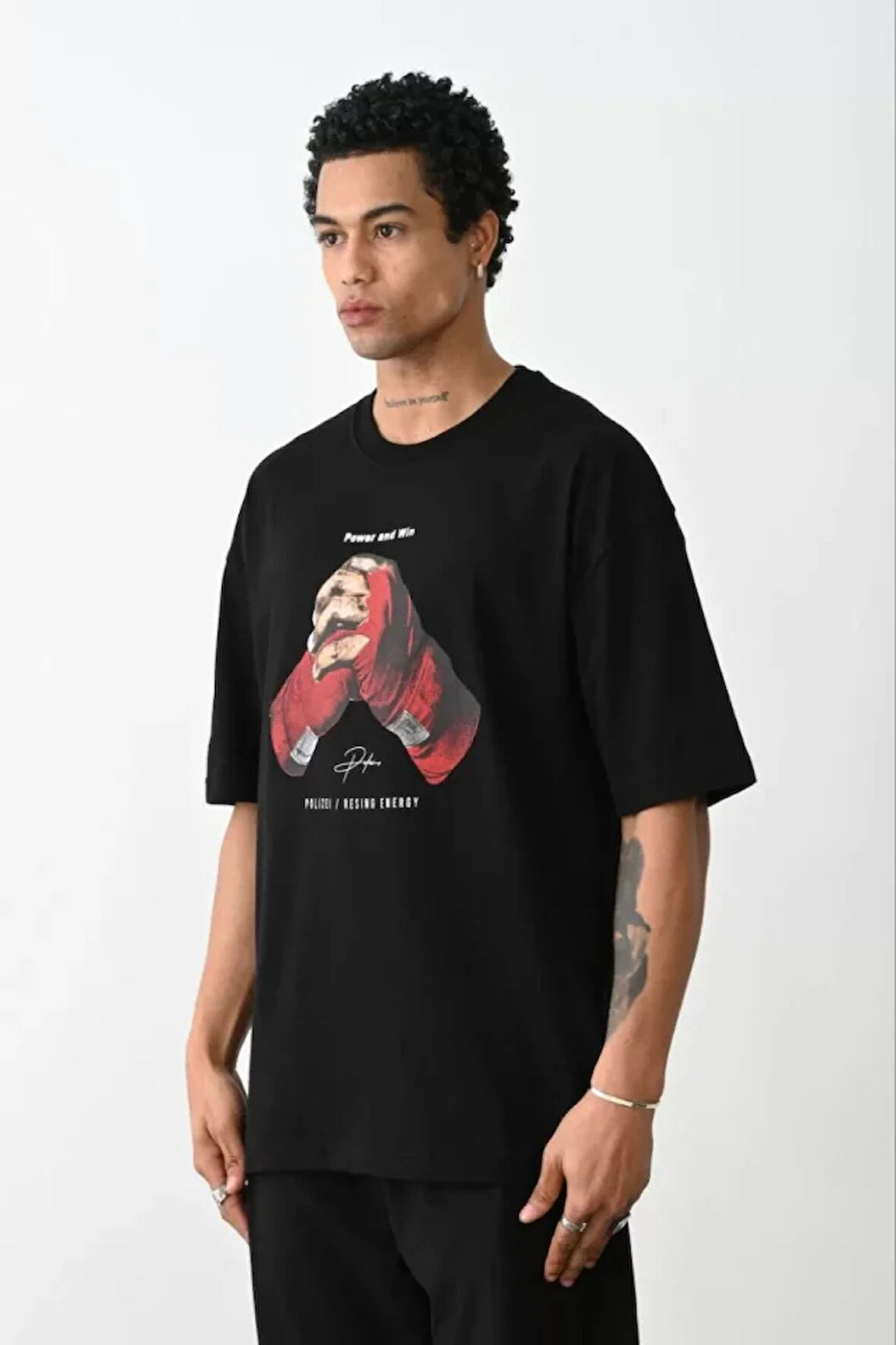 Unisex Baskılı Oversize Thirt  iyah