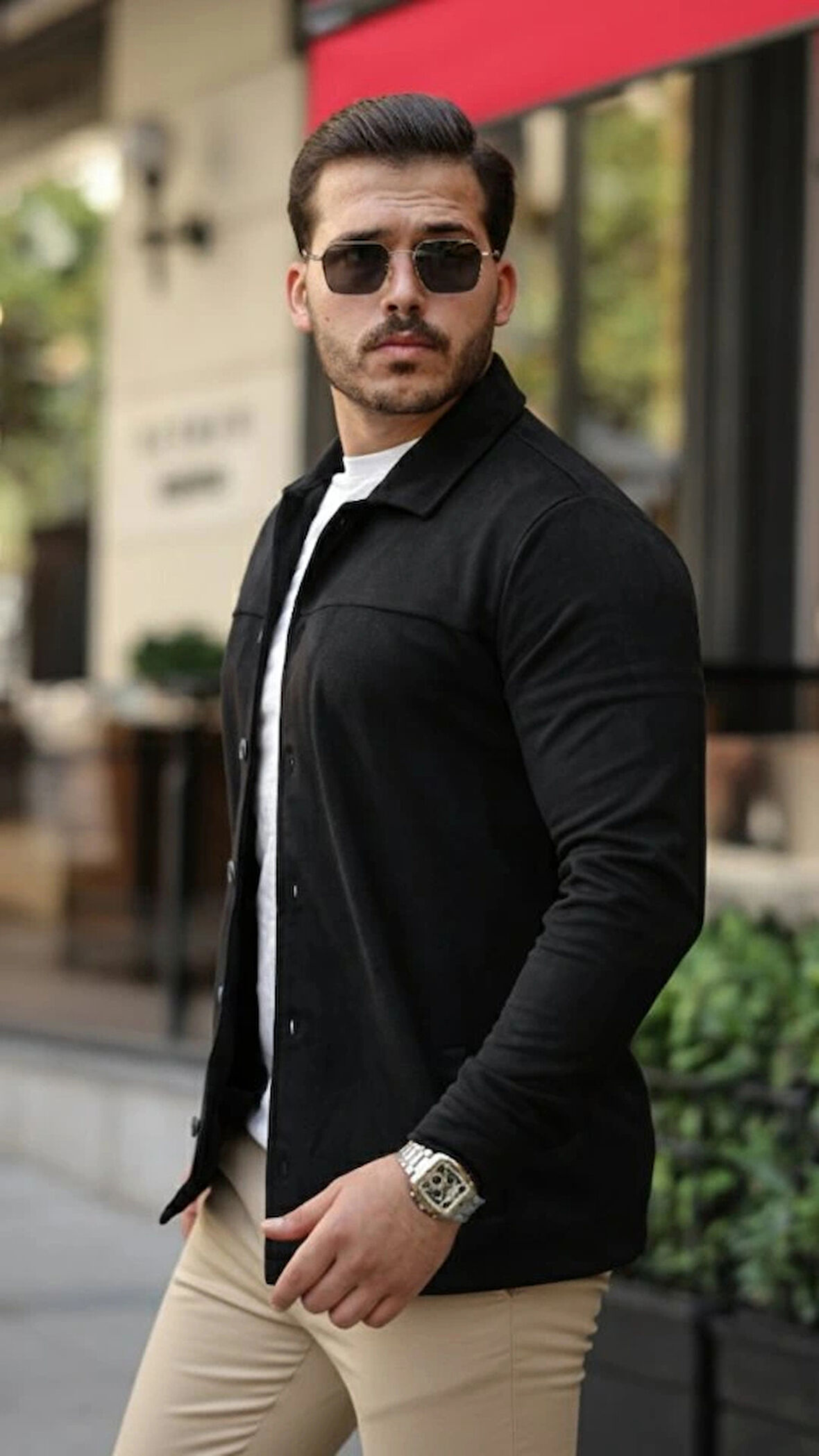 Erkek üet Ceket Gömlek