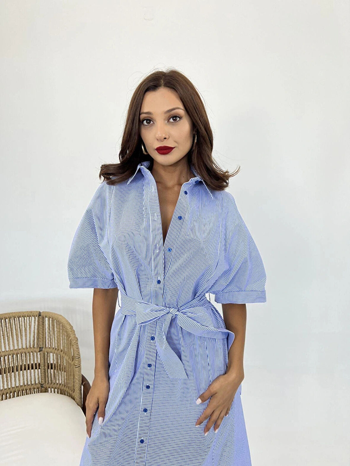 5318 EBİEMAVİ BEYAZ ÇİZGİİ