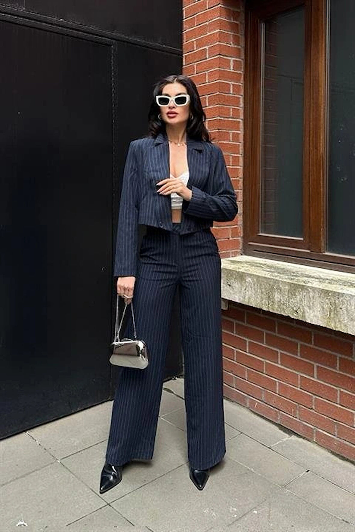 Renata Çizgili Pantolon Takım 956824