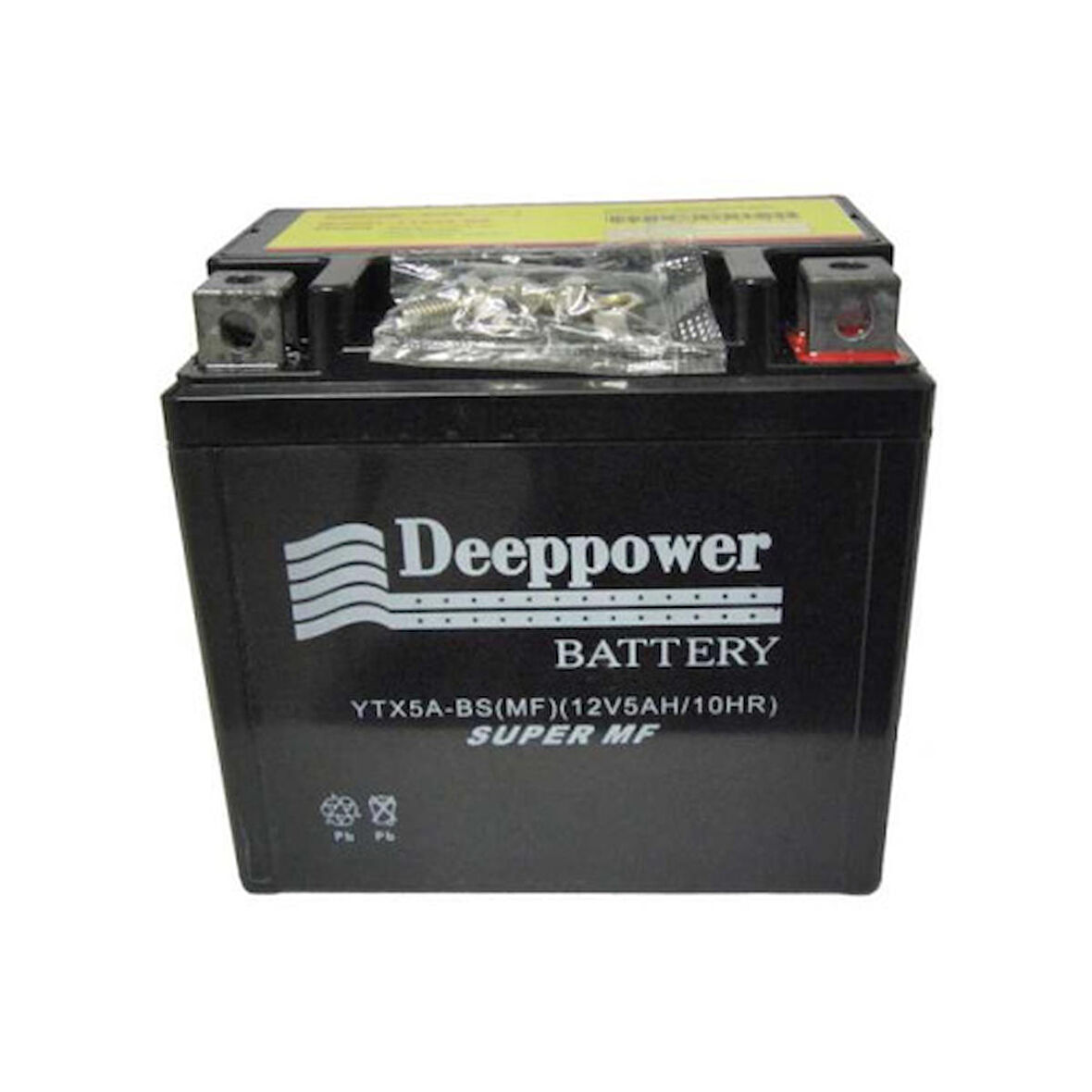 AKÜ MOTOR YTX5A-BS (12V 5AH/10HR) DEEPPOWER