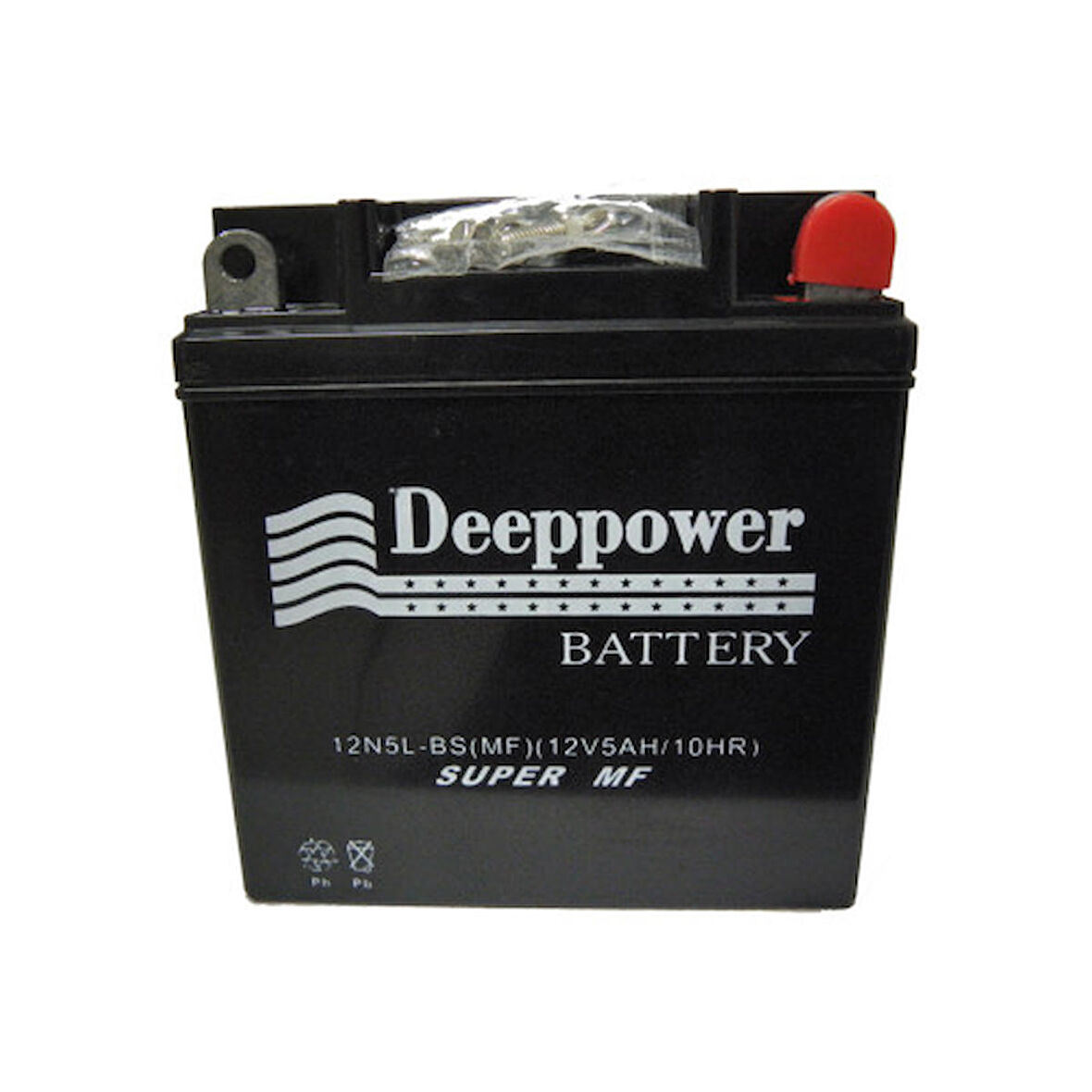 AKÜ MOTOR 12N5L-BS (12V 5AH/10HR) DEEPPOWER