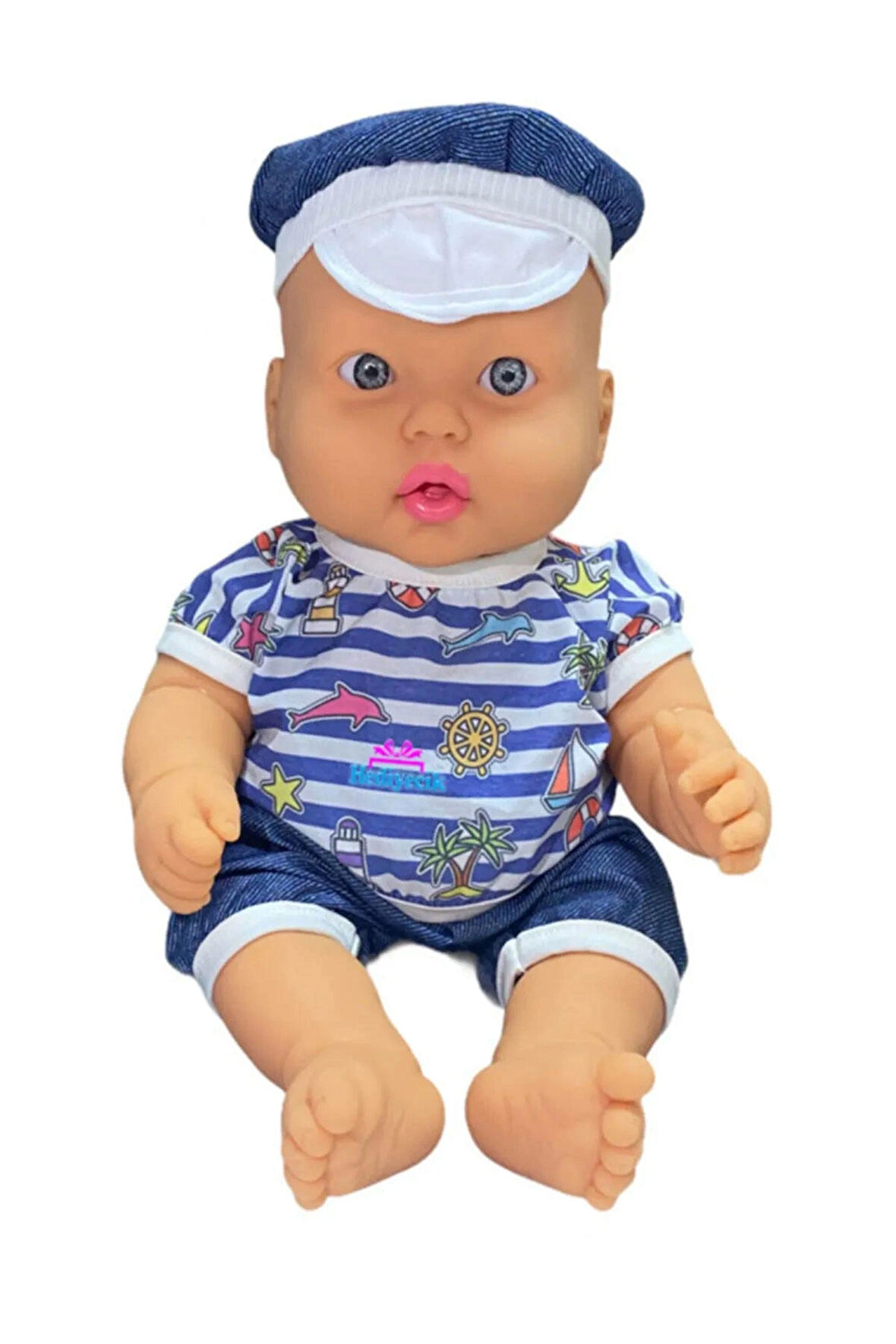 Oyuncak Türkçe Konuşan Kel Et Bebek Oyun Arkadaşım 40 Cm