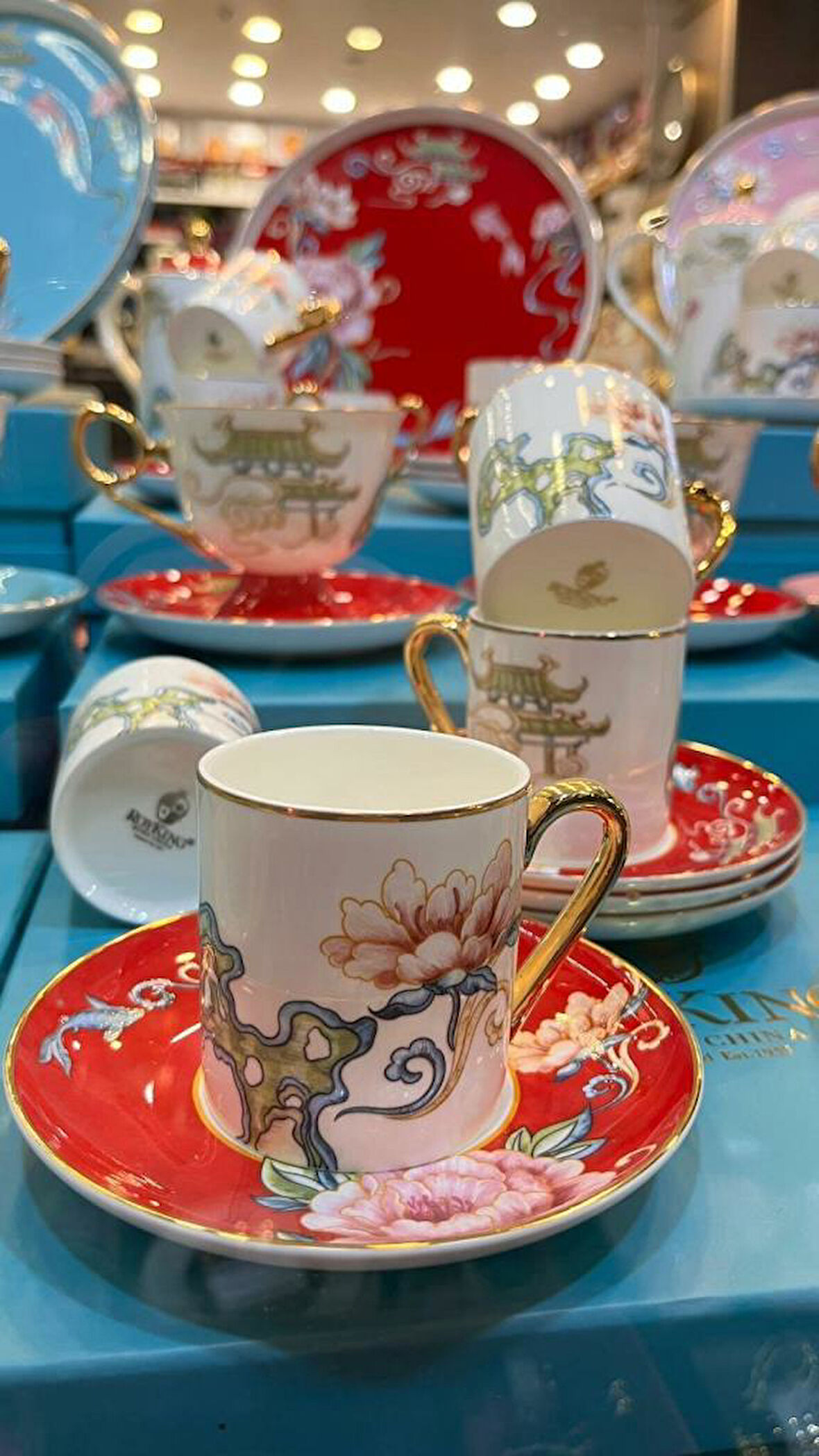 ROYKING İRENA 6 LI KAHVE FİNCANI BONE CHINA