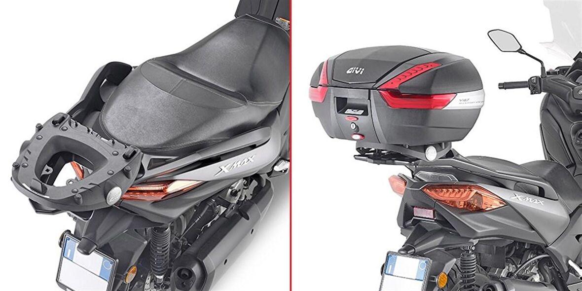 Givi SR2150 YAMAHA X-MAX 125 (18-20) - X-MAX 250-300 (17-20) - X-MAX 400 (18-20) Arka Çanta Tasiyici