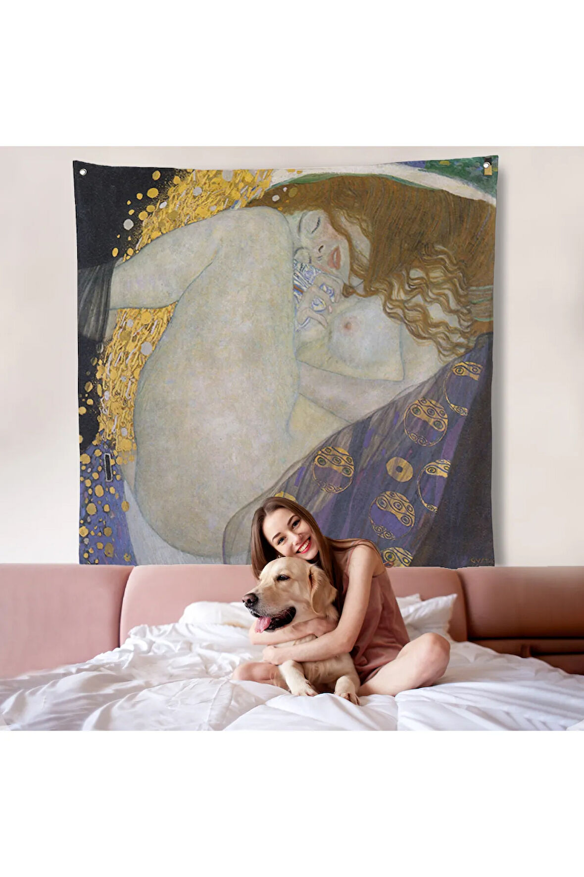 Gustav Klimt'in Danae Duvar Örtüsü-8318