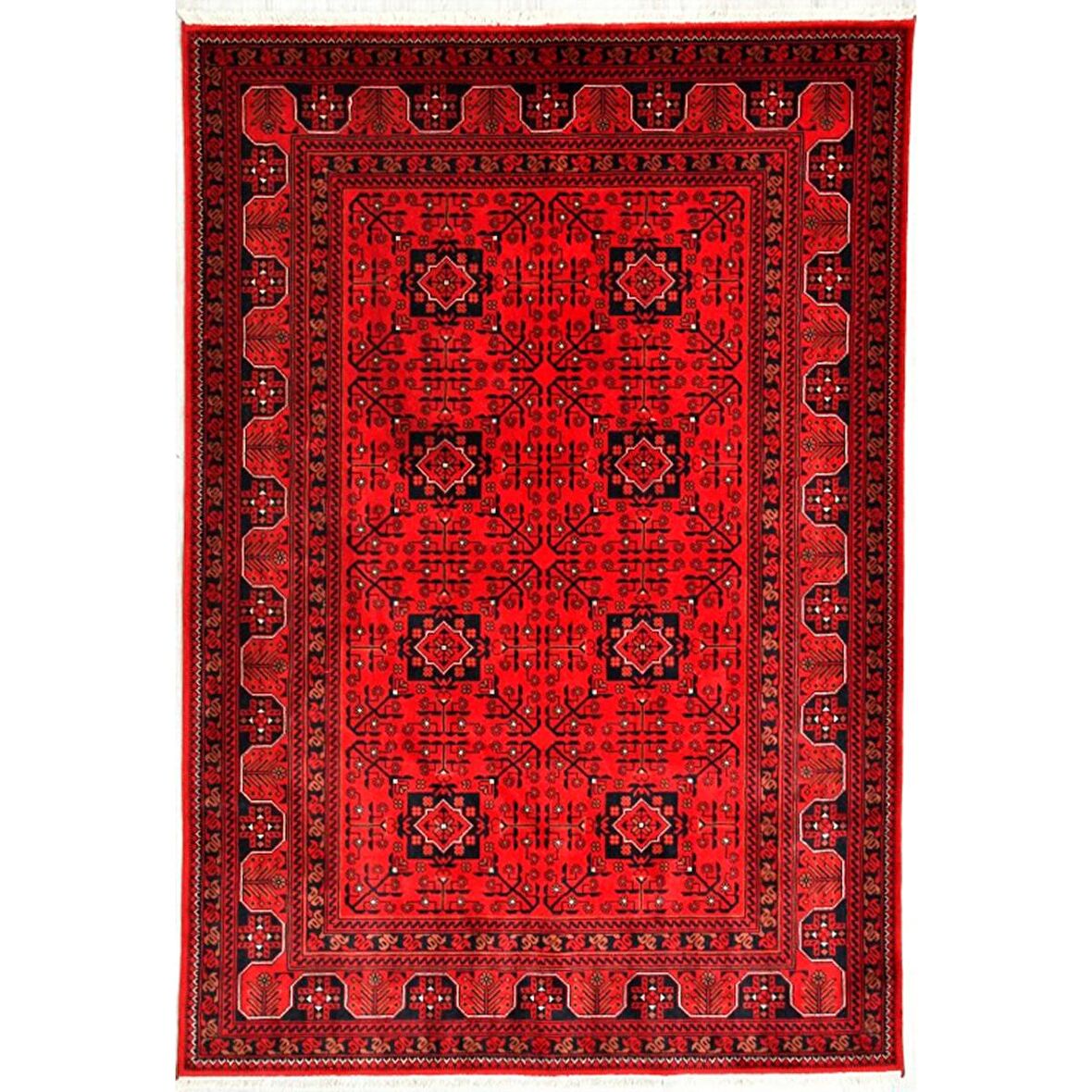 Hoom Rugs Wool Bambos Plus 901 Kırmızı Klasik Salon Halısı