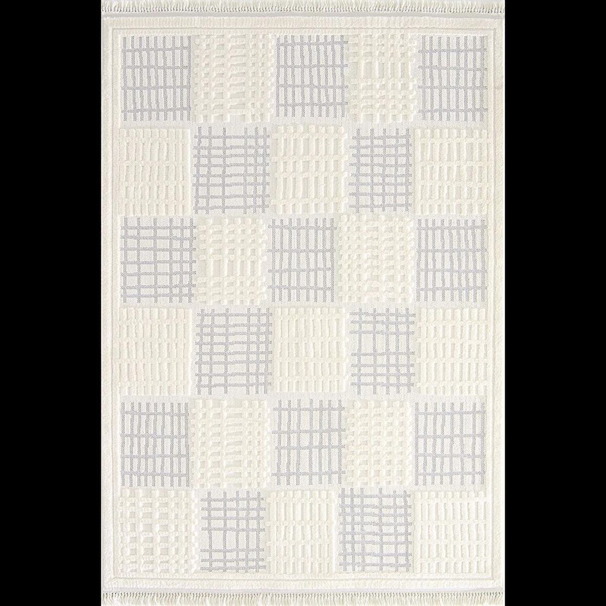 Hoom Rugs Polo 7807 Krem İskandinav Halı
