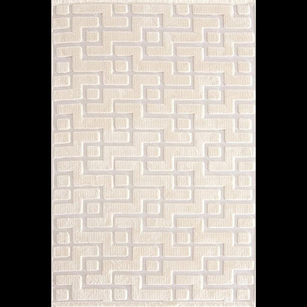 Hoom Rugs Indus 8006 Krem İskandinav Halı