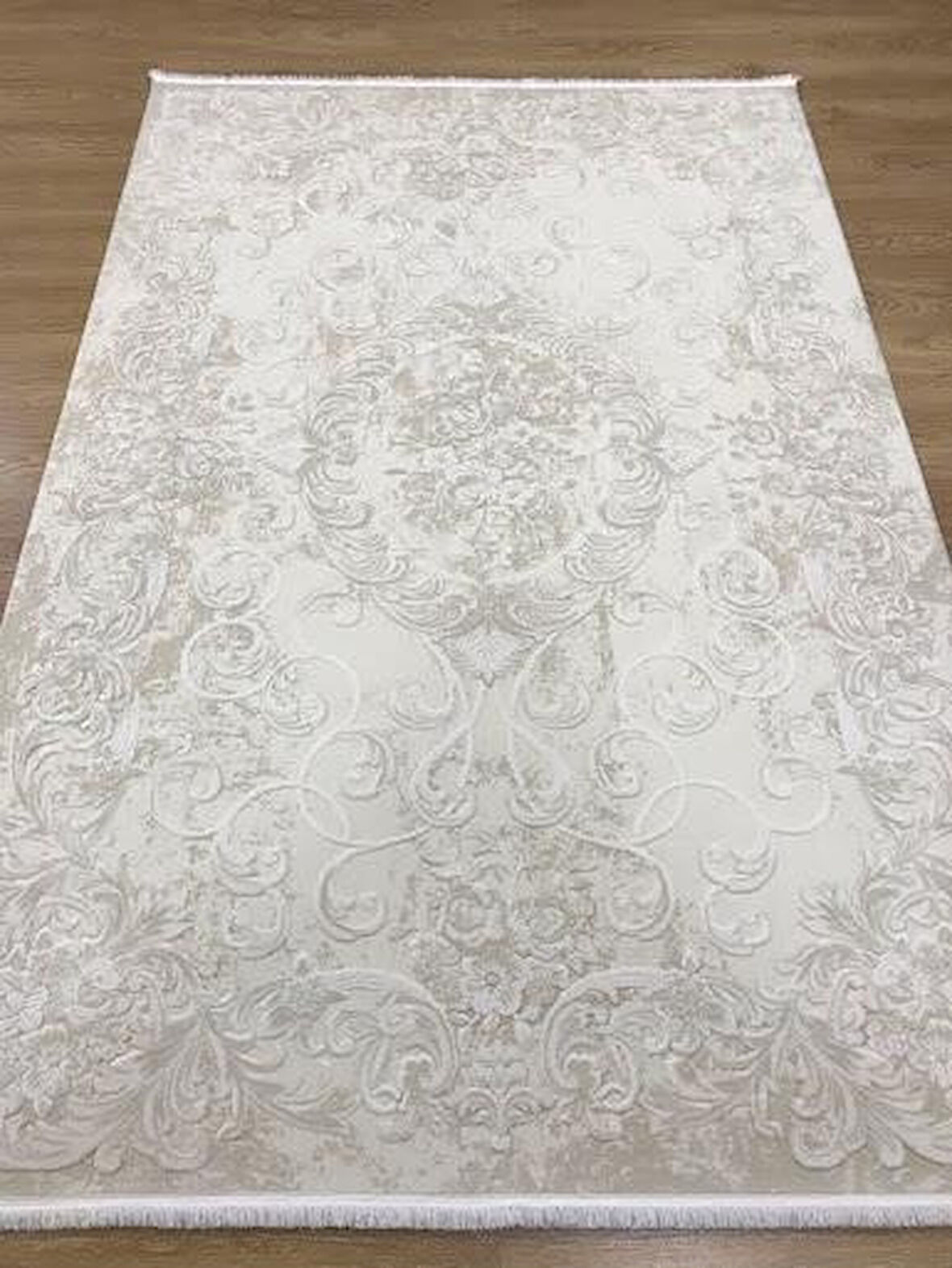 İpek Halı Sardes 6139 A Krem Klasik Salon Halısı