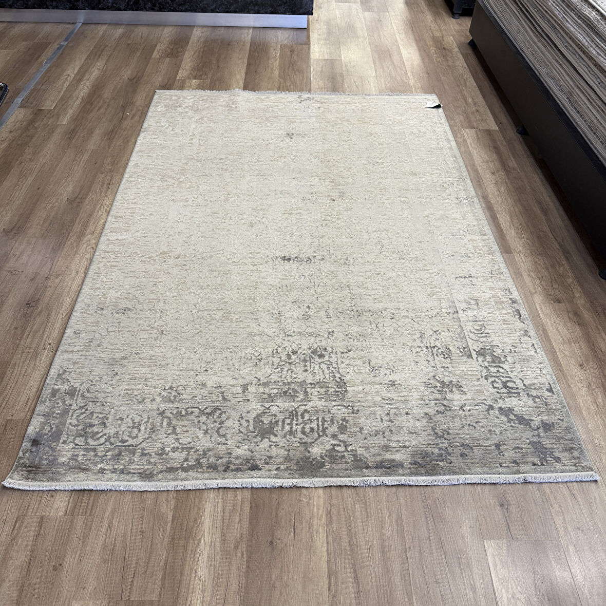 Hoom Rugs Overdye OVR01 Krem Bej Doğal Bambu & Viskon Modern Salon Halısı