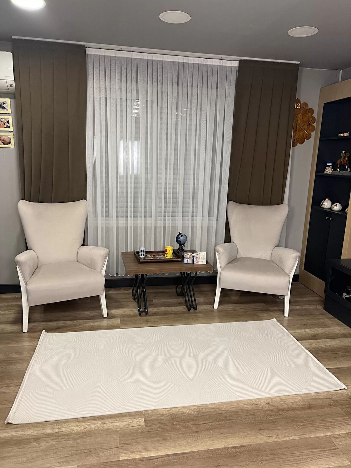 Hoom Rugs Aria 1126 Krem Pamuk Taban Modern Halı