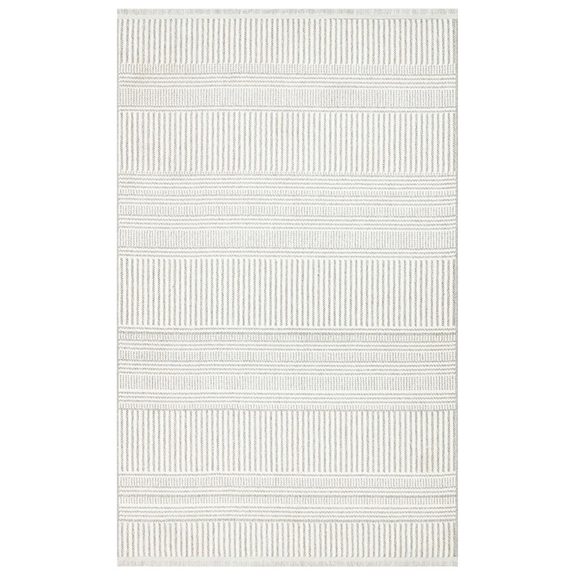 Eko Halı Oslo 01 White Grey İskandinav Halı