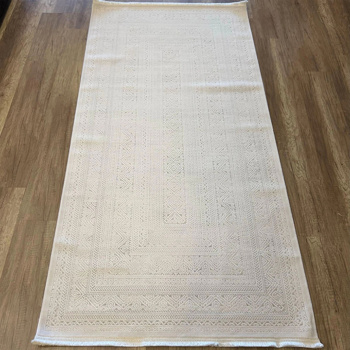 Hoom Rugs Valeria 1074 Krem Mikrofiber Antibakteriyel Modern Halı