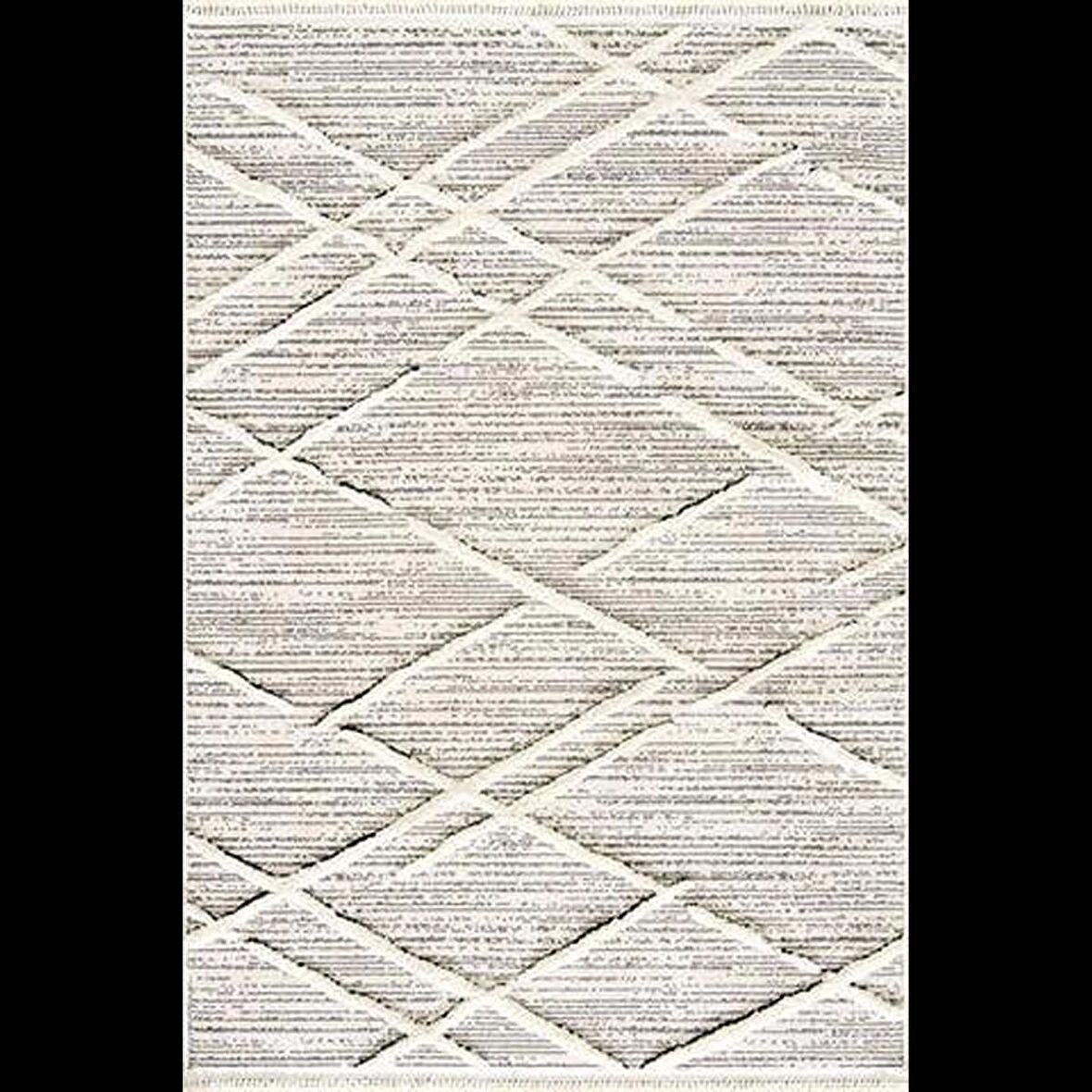 Hoom Rugs Step 2204 Gri İskandinav Halı