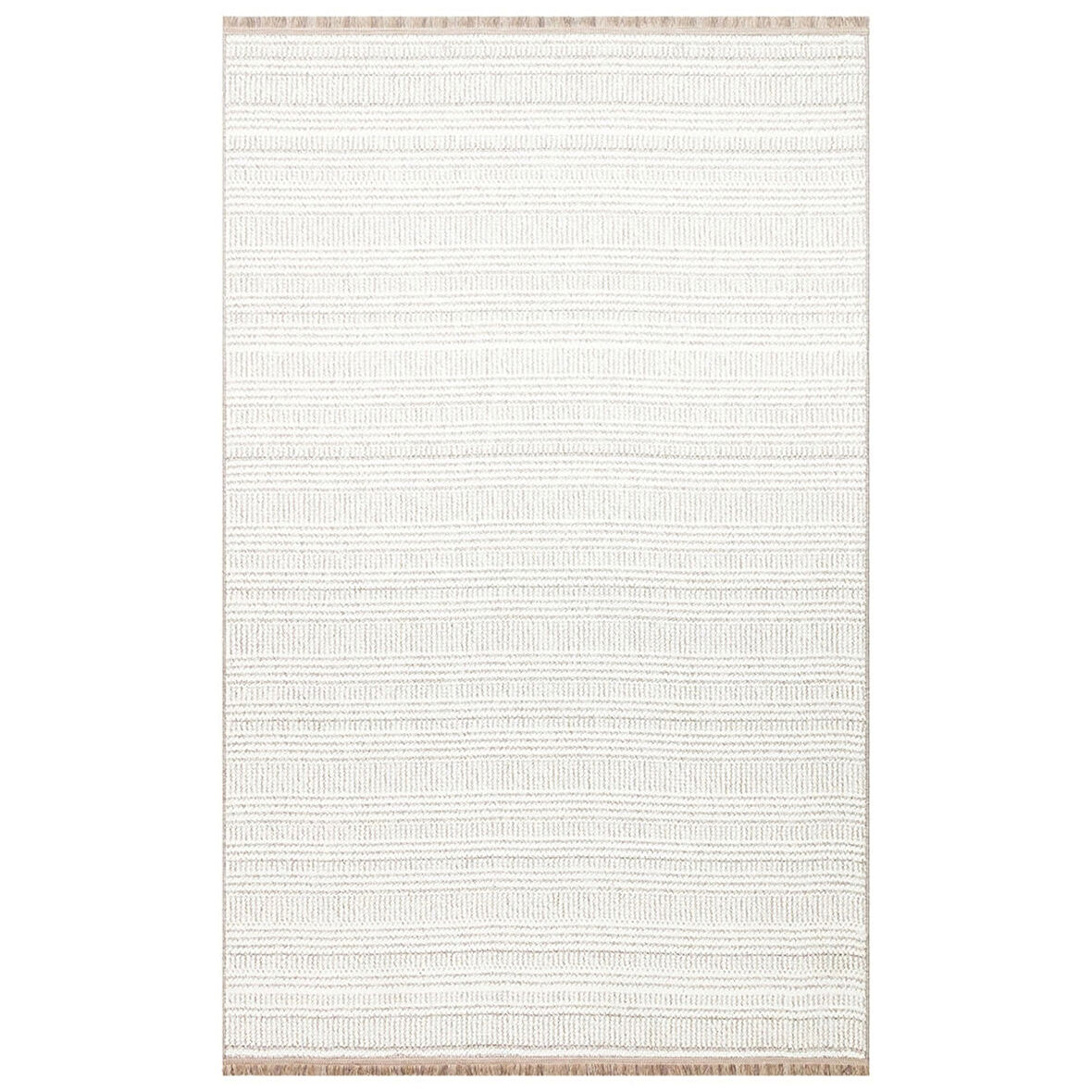 Eko Oslo 02 White Grey İskandinav Halı