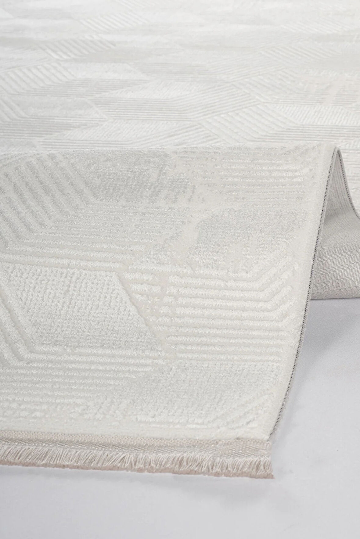 Apex Safran 8141 Ekru Modern Makine Halısı