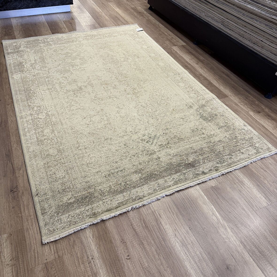 Hoom Rugs Overdye OVR05 Krem Bej Doğal Bambu & Viskon Modern Salon Halısı