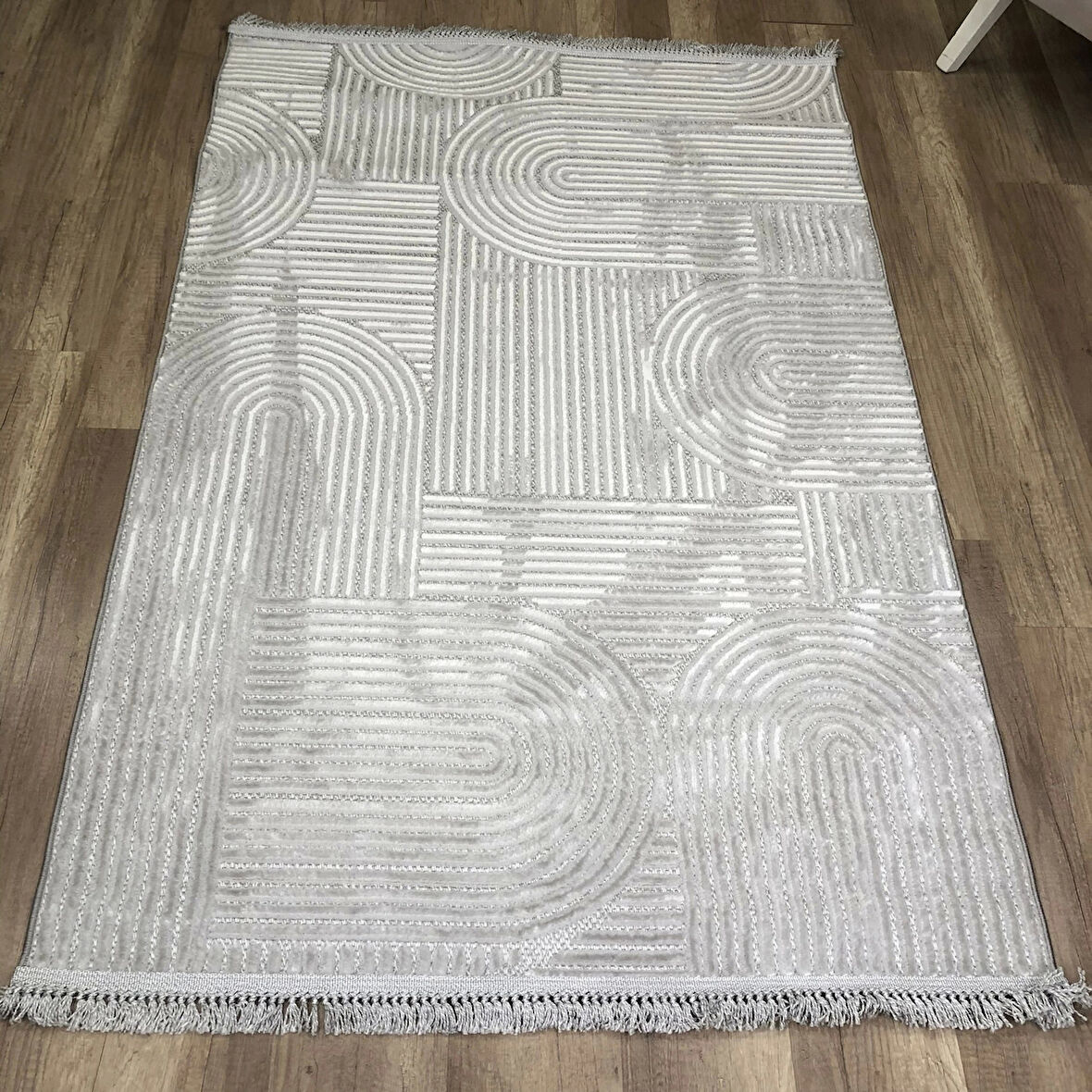 Hoom Rugs Monica MC 402 Açık Gri İskandinav Halı