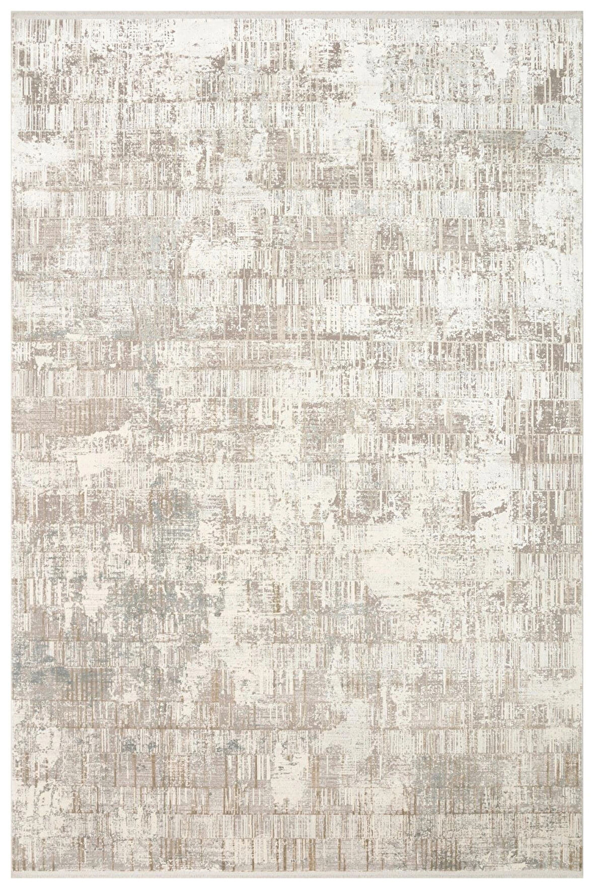 Hoom Rugs Franko FS 36 Cream Beige Viskon & Akrilik Yüksek Dokulu Modern Salon Halısı