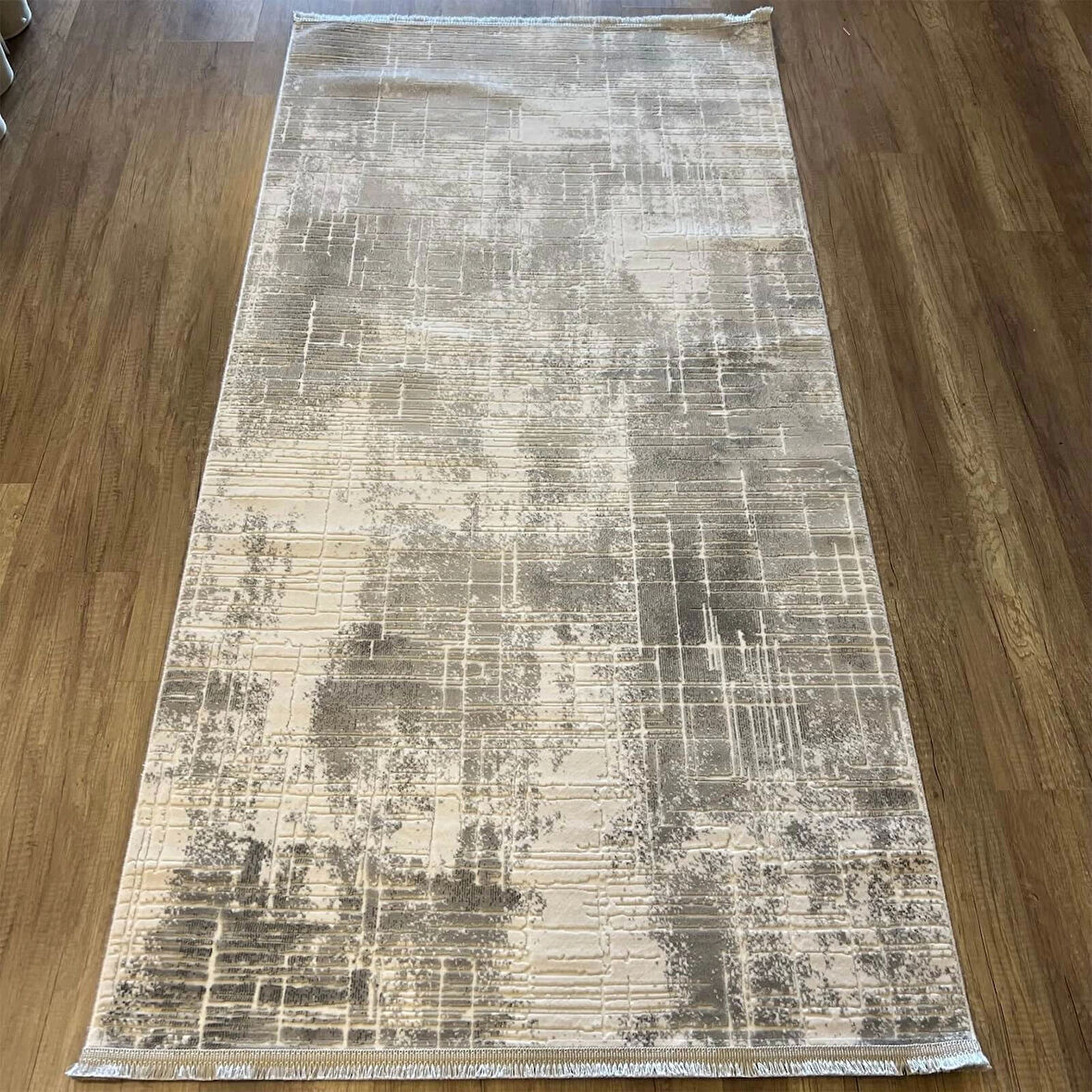 Hoom Rugs Valery 1071 Gri Mikrofiber Modern Halı