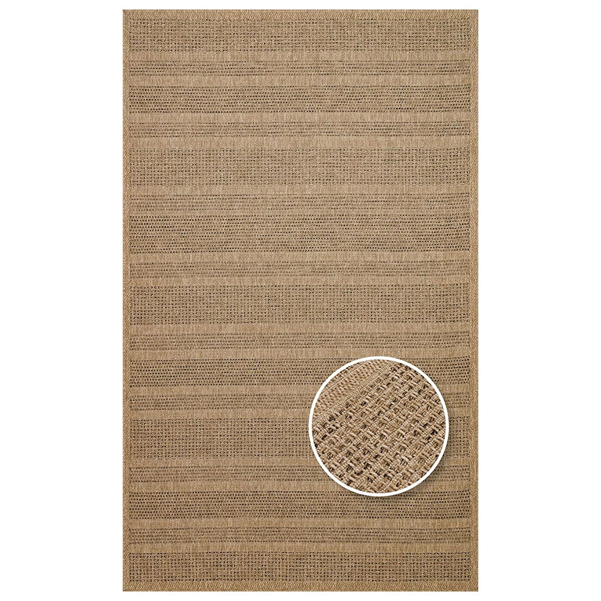 Hoom Rugs Naturel 01 Suya Dayanıklı Jüt Görünümlü Sisal Halı