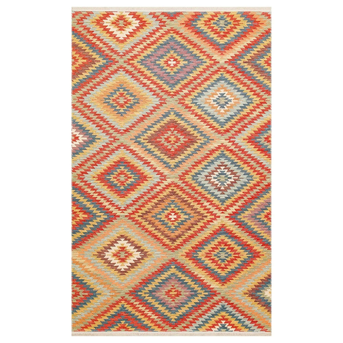 Eko Halı Nomad Kilim NMD 07 Terra Yıkanabilir Kilim