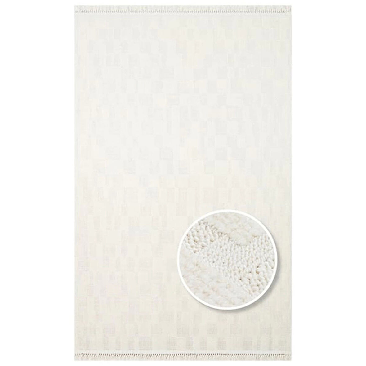 Eko Halı Joy 02 White Modern Makine Halısı