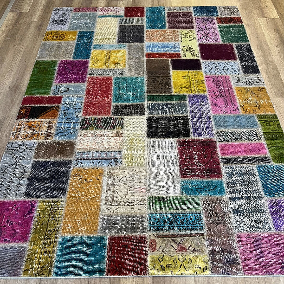 Hoom Rugs Patchwork Multy El Dokuma Kilim
