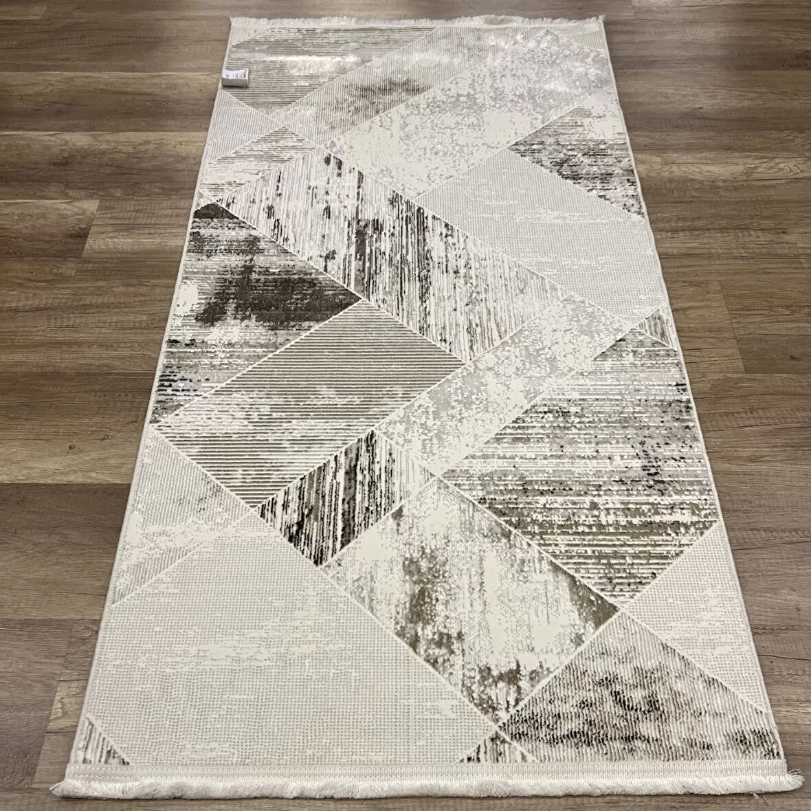 Hoom Rugs Zenith 1033 Mikrofiber Kaymaz Taban Yıkanabilir Antibakteriyel Modern Halı Mavi Halı