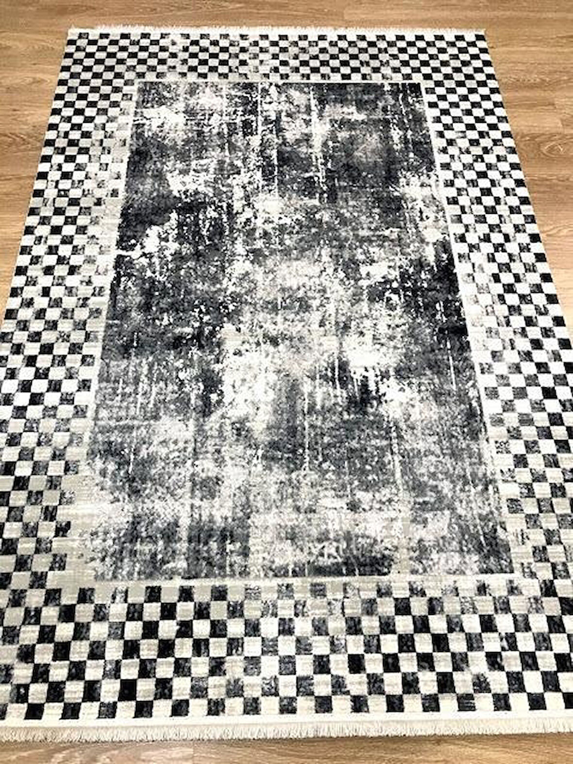 Hoom Rugs Howen 318 Antrasit Modern Salon Halısı
