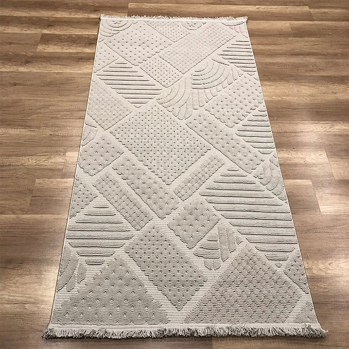 Hoom Rugs Mind 1119 Gri Modern İskandinav Kaymaz Taban Halı