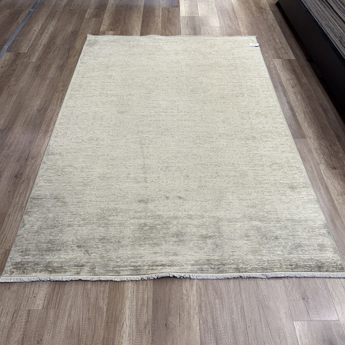 Hoom Rugs Overdye OVR03 Krem Bej Doğal Bambu & Viskon Modern Salon Halısı