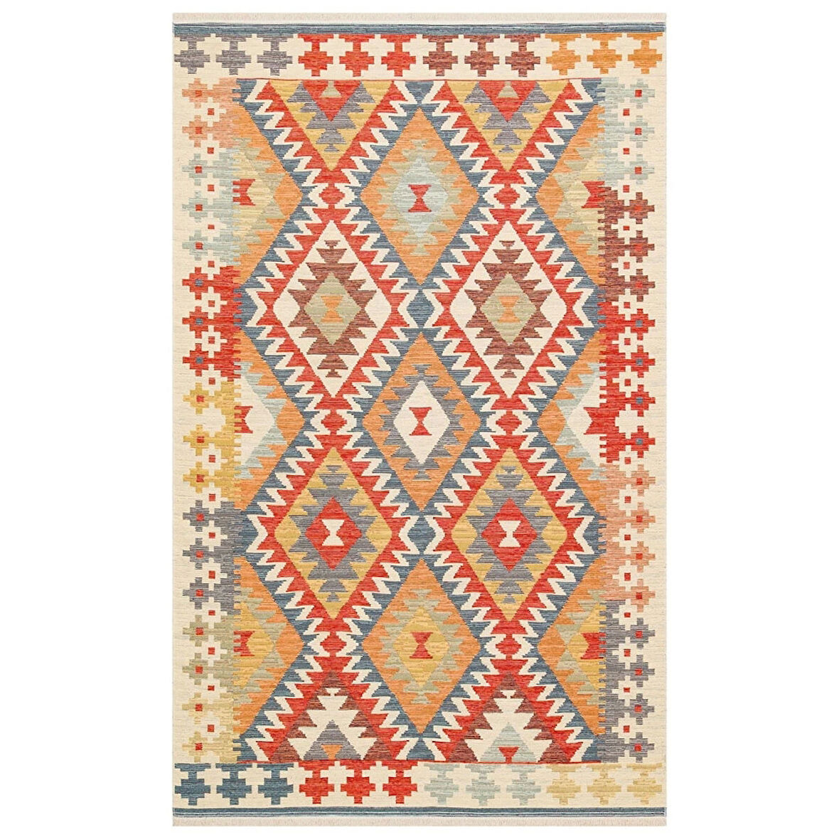 Hoom Rugs VGT 09 Light Multy Yıkanabilir Çift Taraflı Halı