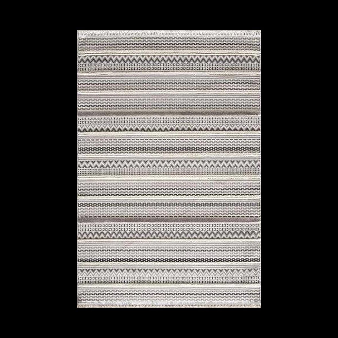 Hoom Rugs Step 2207 Gri İskandinav Halı