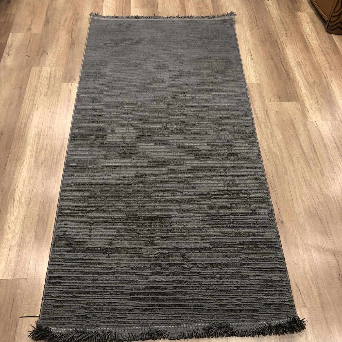 Hoom Rugs Bükle 1120 Antrasit Mikrofiber Polyester İplik Antialerjik & Antibakteriyel Halı