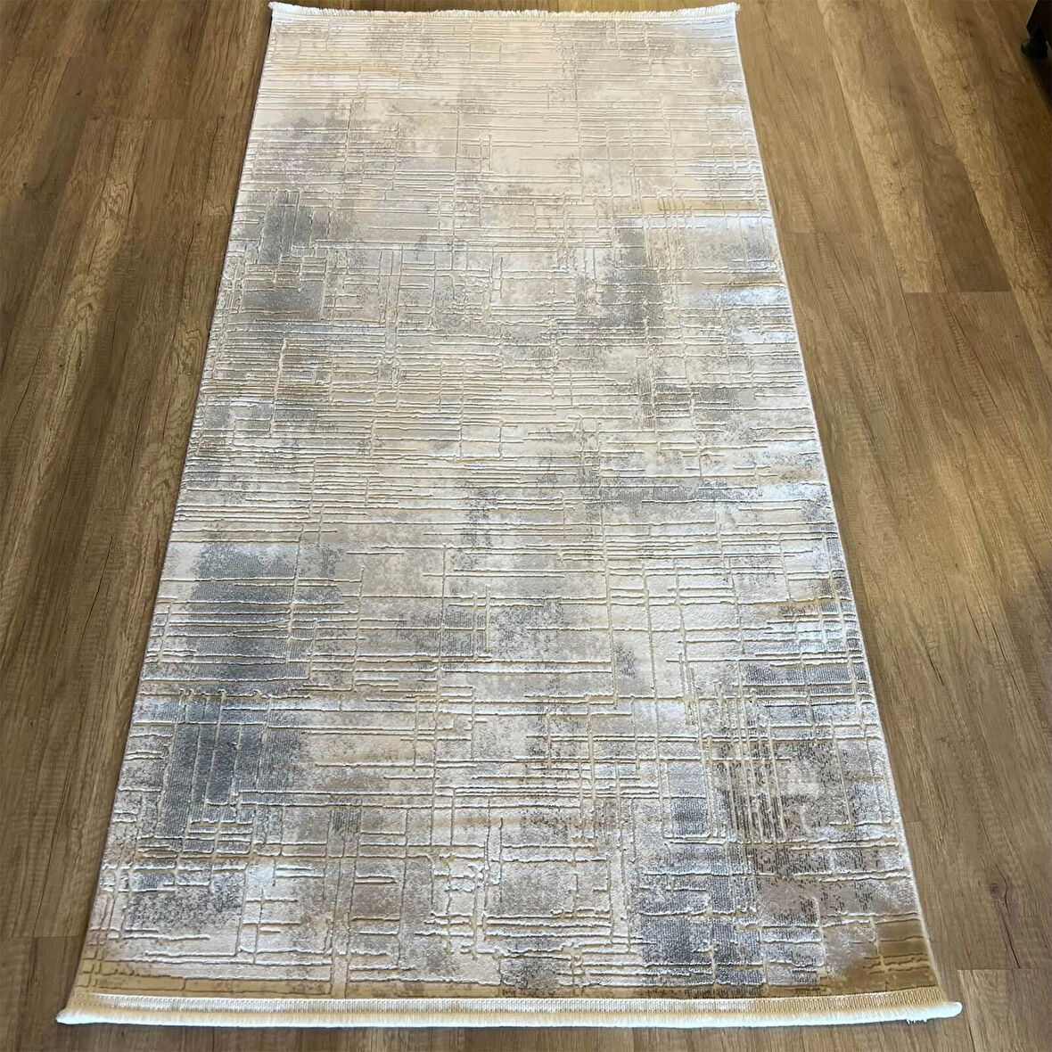 Hoom Rugs Valery 1071 Bej Mikrofiber Modern Halı