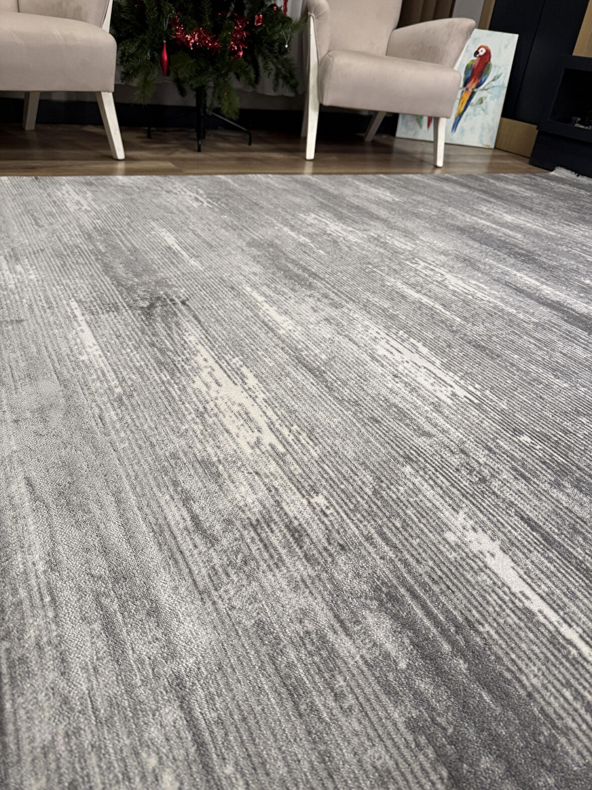 Hoom Rugs Plain 3011C Antrasit Modern Halı