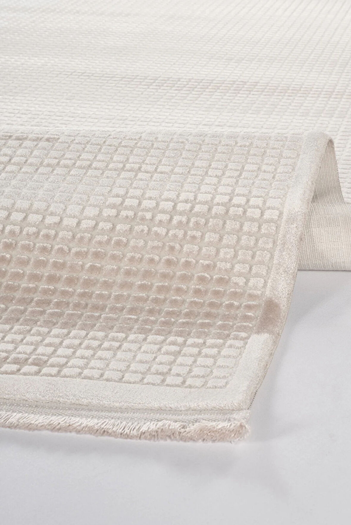 Apex Safran 8123 Bej Modern Makine Halısı