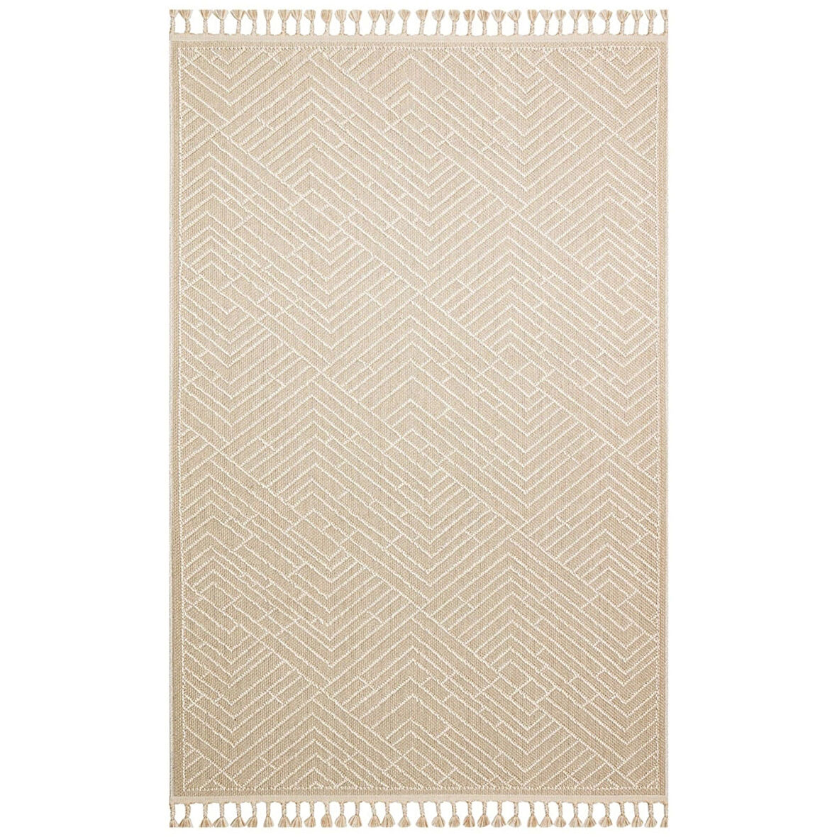 Eko Halı Soho SH 12 Beige Hav Toz Vermaz Hasır Dokuma Modern Makine Halısı