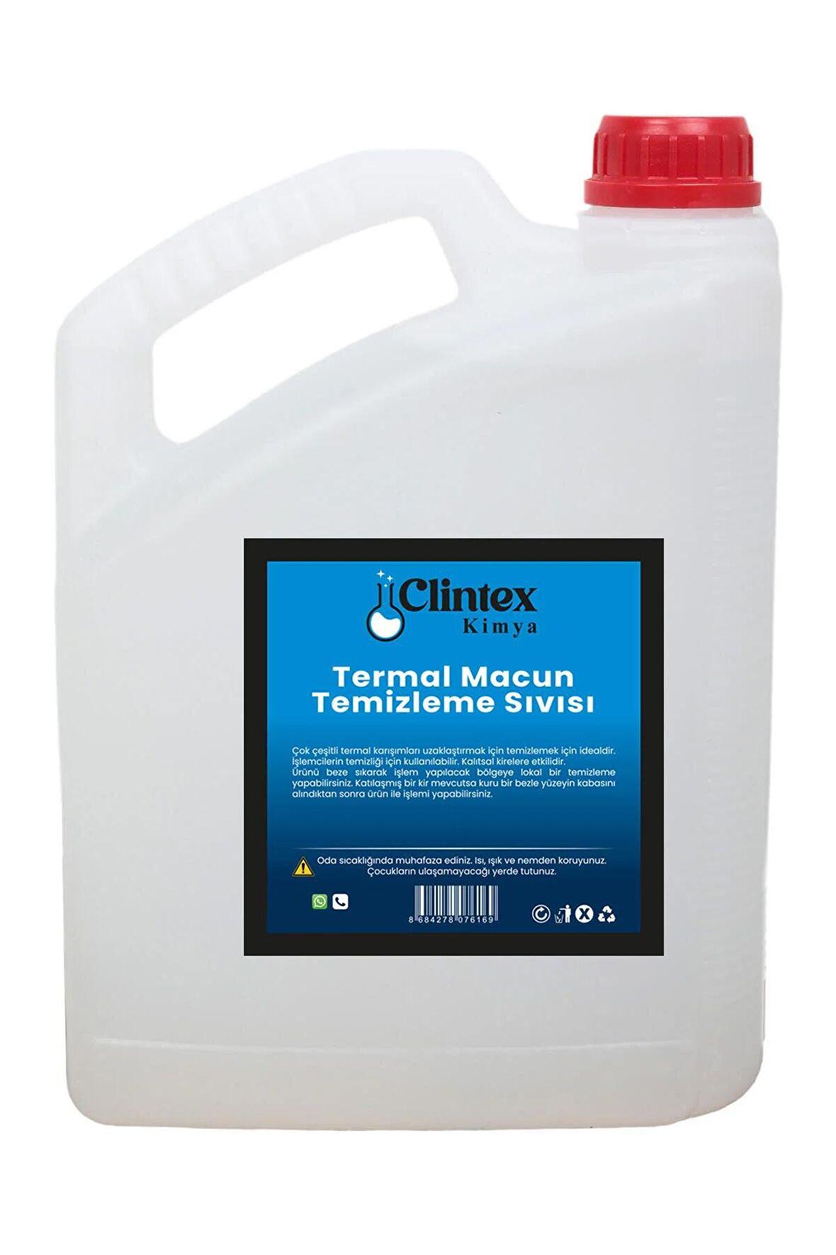 Clintex Kimya Termal Macun Temizleme Sıvısı 3 Lt