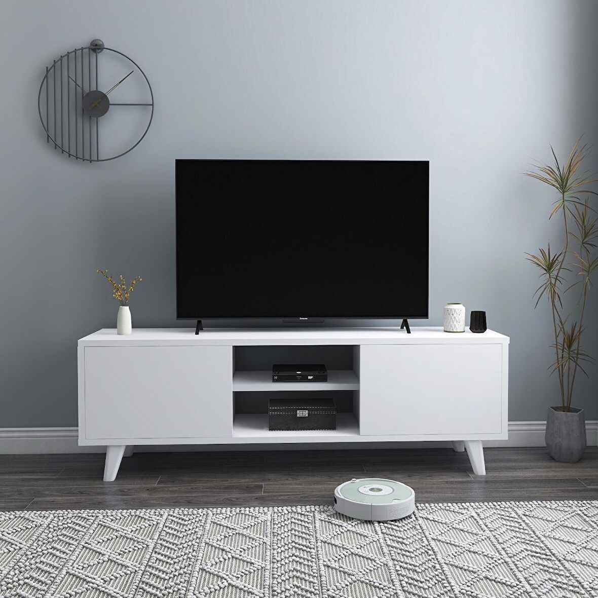 Fafare Beyaz TV Sehpası/TV Ünitesi, Yaşam Ünitesi