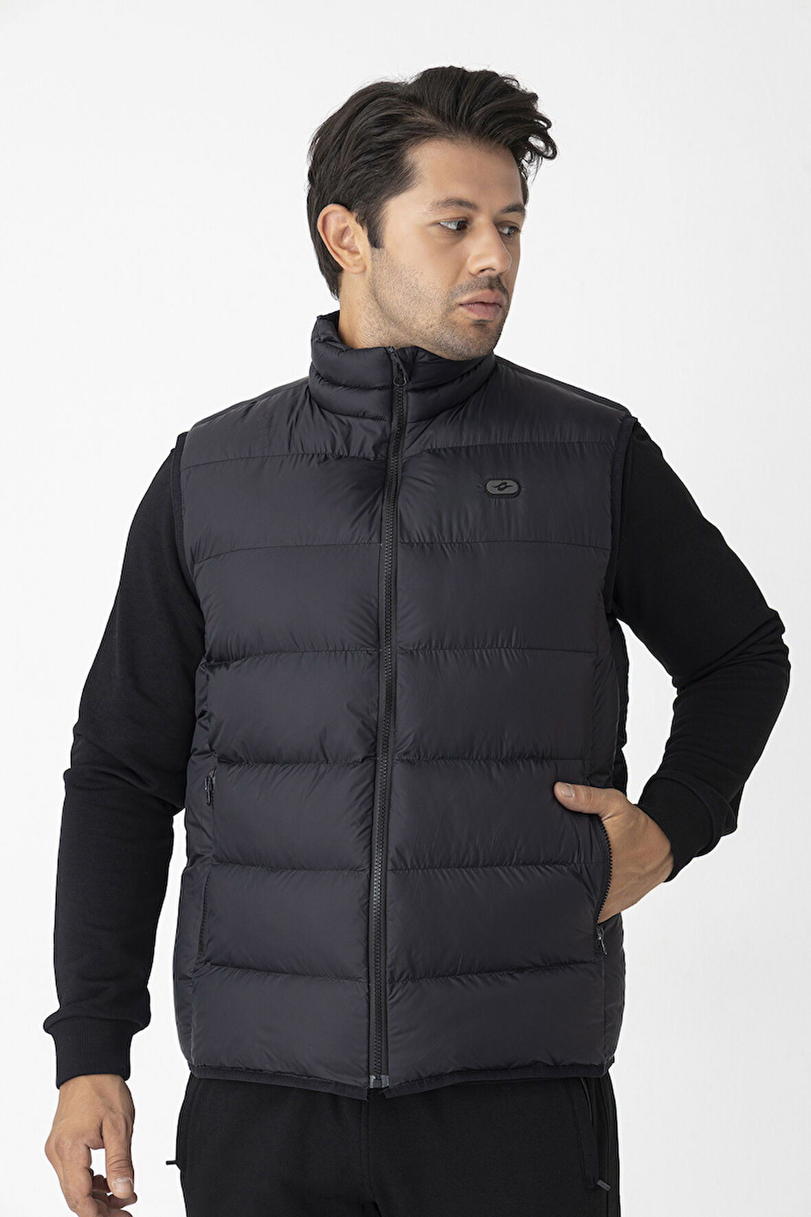 Crozwise Antrasit Erkek Outdoor Şişme Yelek - 4018-06