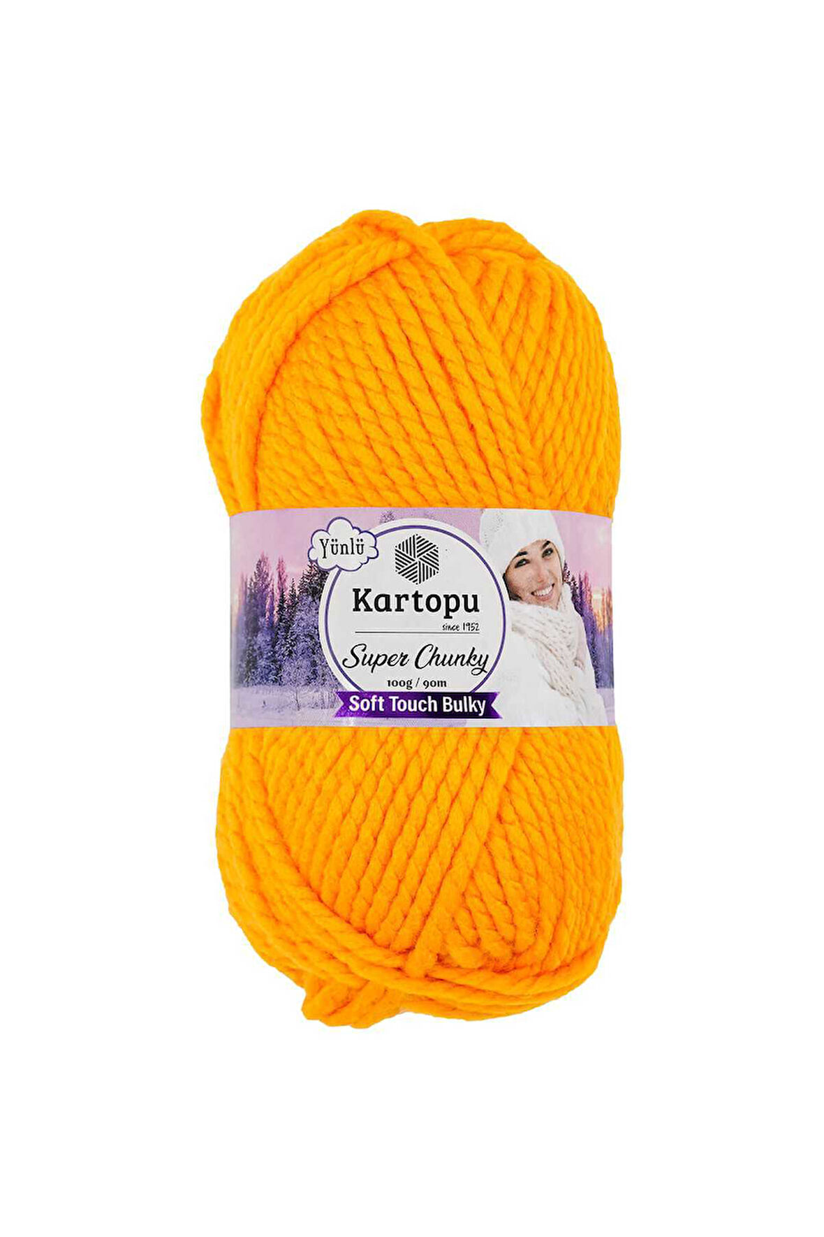 1 Adet Super Chunky Kalın Kışlık El Örgü Ipliği 100 Gr K314