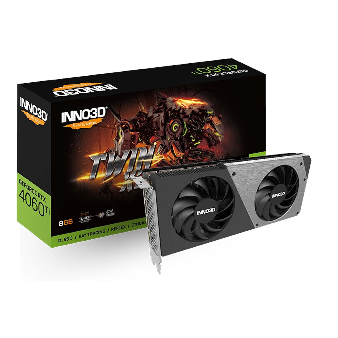 Inno3D GeForce RTX 4060Ti Twin X2 8GB DLSS 4 128Bit GDDR6 Ekran Kartı